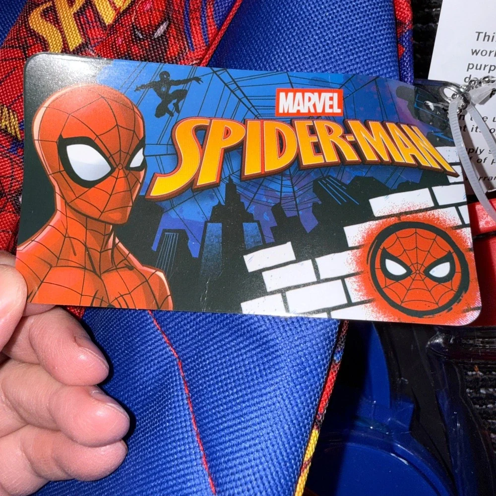 Marvel Spider-Man Backpack 5pc Set Kids NEW Backpack Lunch Headphones Bottle